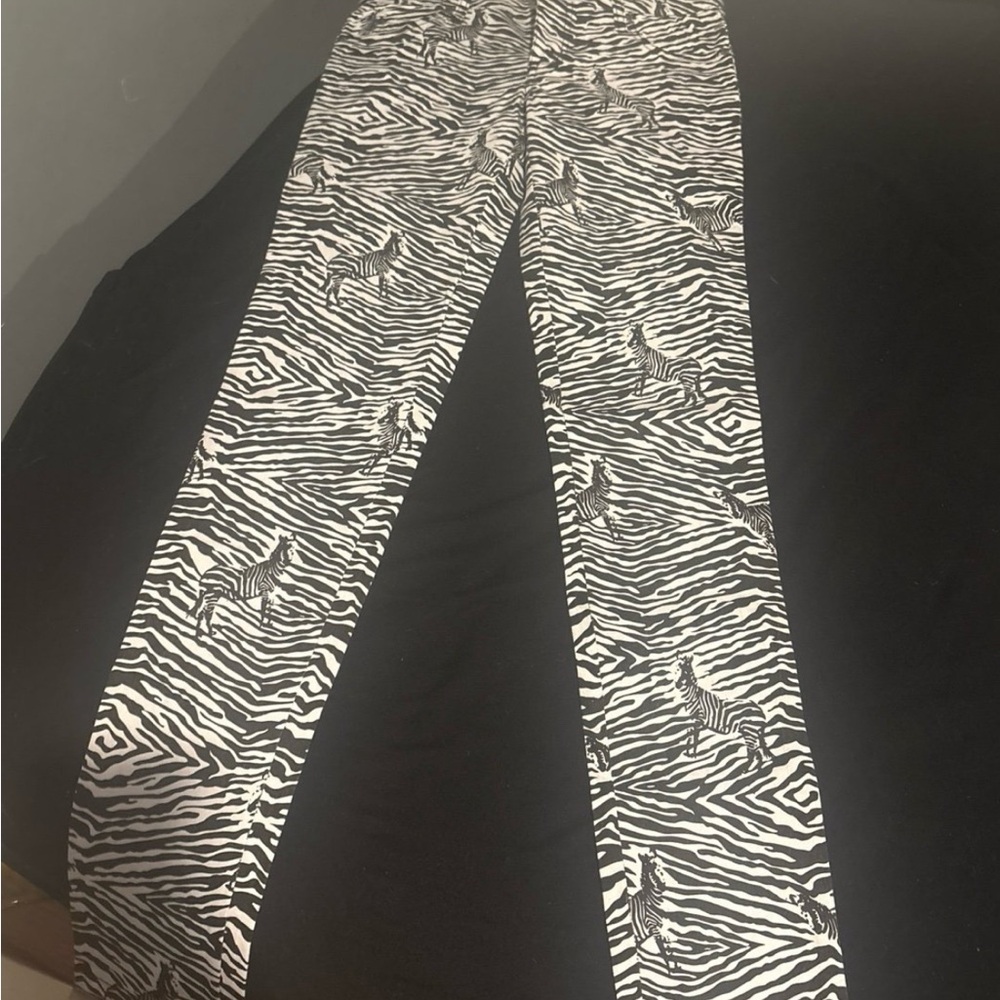 Tripp NYC Zebra Patterned Pants